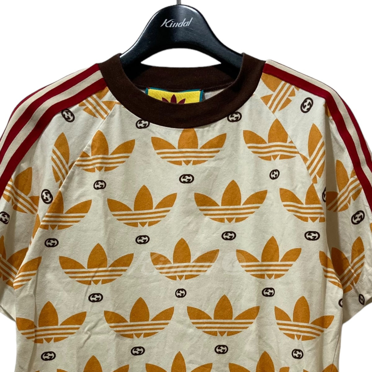 GUCCI ×adidas TREFOIL PRINT TEE Tシャツ 692114 古着・中古-3枚目のアイテム画像