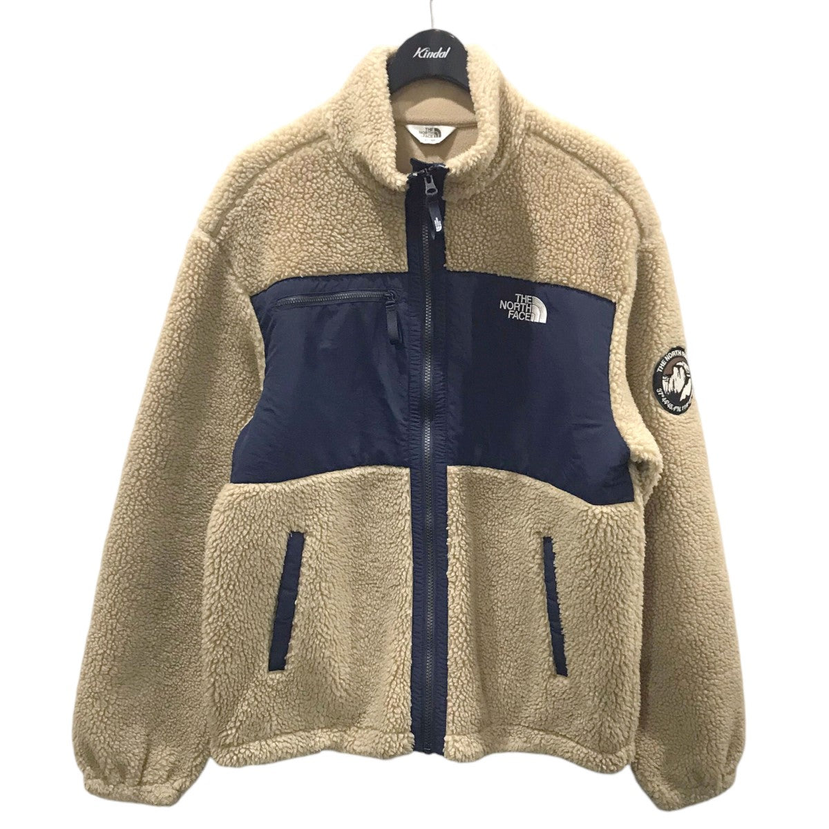 THE NORTH FACE(ザノースフェイス) ジップアップフリースジャケット ARCATA FLEECE JACKET アルカタフリースジャケット  NJ4FL57K NJ4FL57K ベージュ・ネイビー サイズ XL｜【公式】カインドオルオンライン ブランド古着・中古通販【kindal】