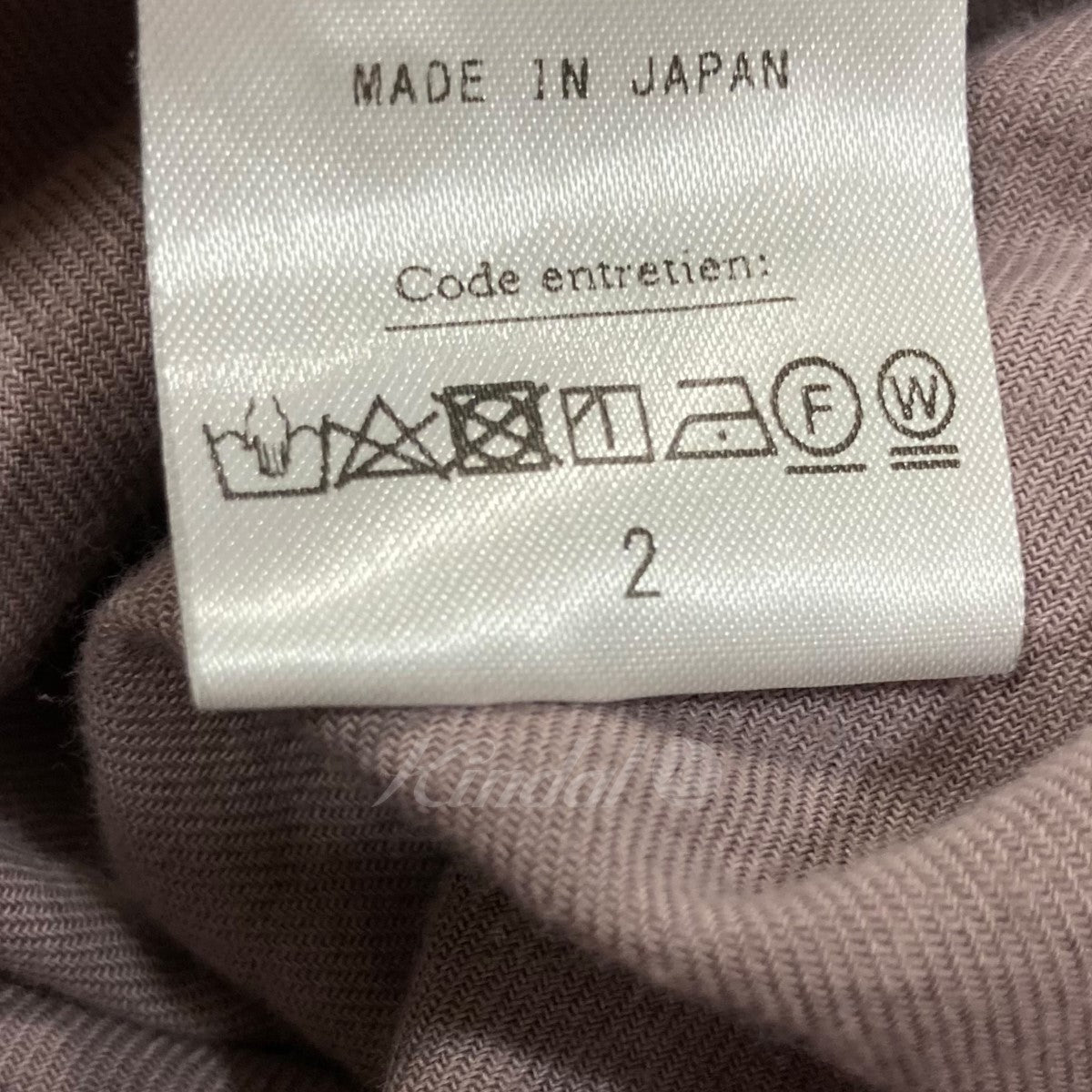 HERILL(ヘリル) CottonCashmere Shirts コットンカシミヤシャツ