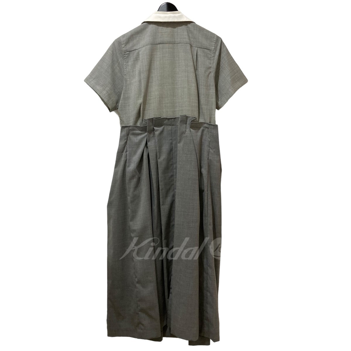 sacai(サカイ) Suiting Dress シャツブラウスドッキングワンピース 21-05523