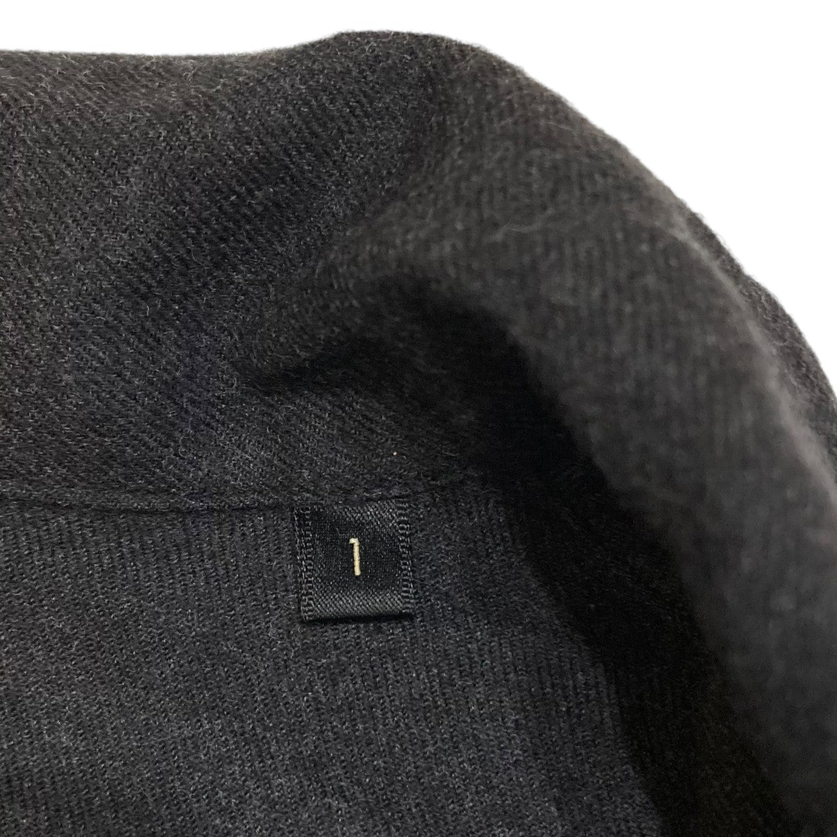 COMOLI(コモリ) ウールビエラ スキッパーシャツ W03-02008 W03