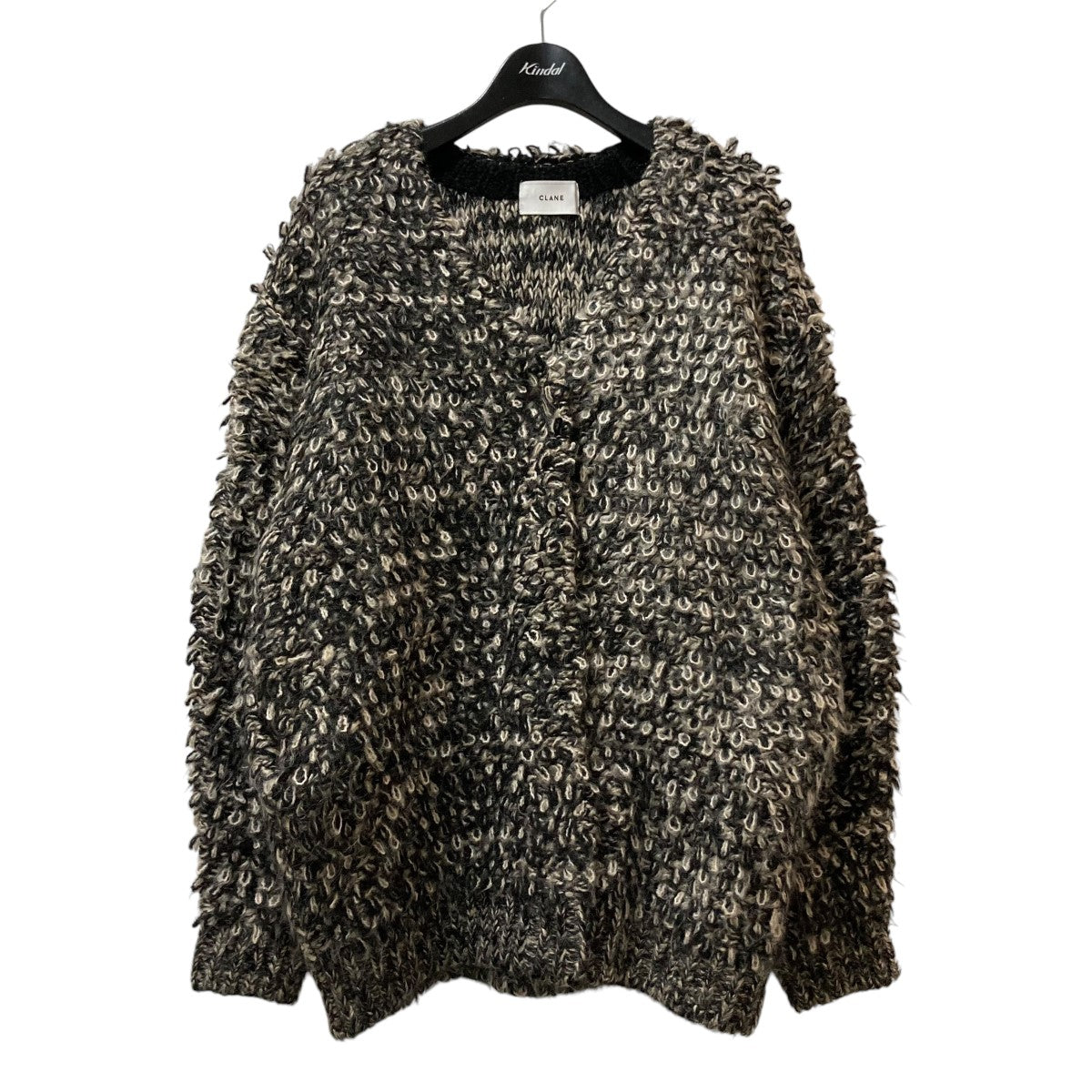 CLANE(クラネ) MIX LOOP MOHAIR KNIT CARDIGANミックスループ モヘヤニットカーディガン15106-2182  15106-2182 グレー サイズ 1｜【公式】カインドオルオンライン ブランド古着・中古通販【kindal】