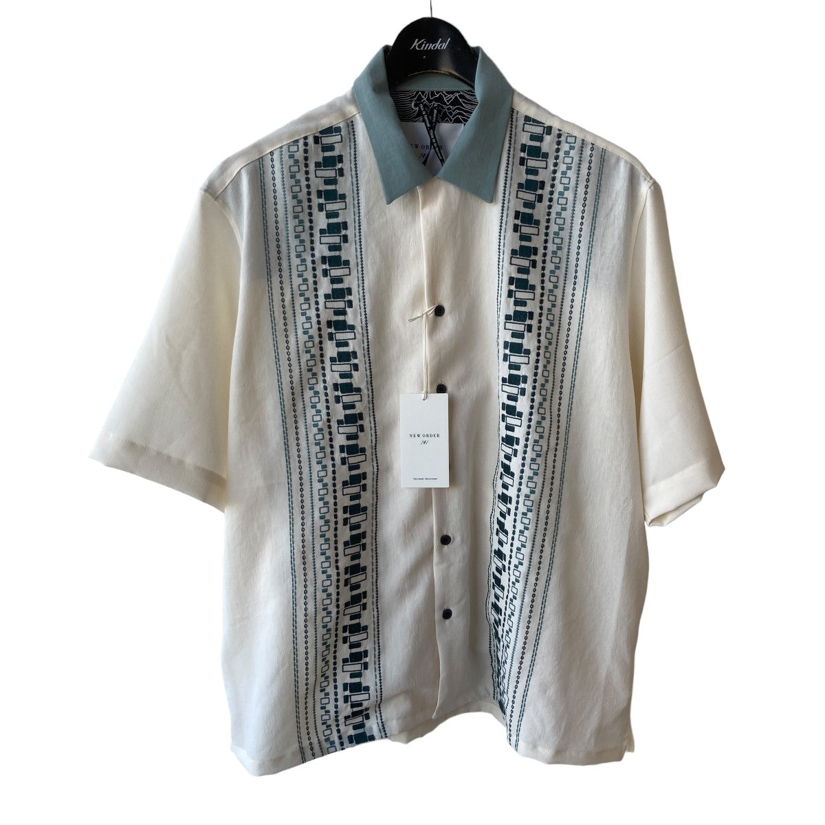 24SSWindow embroidery shirt半袖シャツNWO-24SS-06