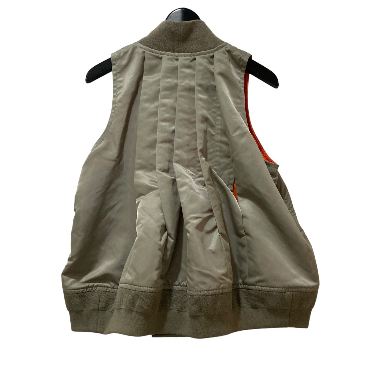 sacai(サカイ) 2024SS Nylon Twill Vest -L ナイロンツイルベスト 24-07085 24-07085 カーキ サイズ  1｜【公式】カインドオルオンライン ブランド古着・中古通販【kindal】