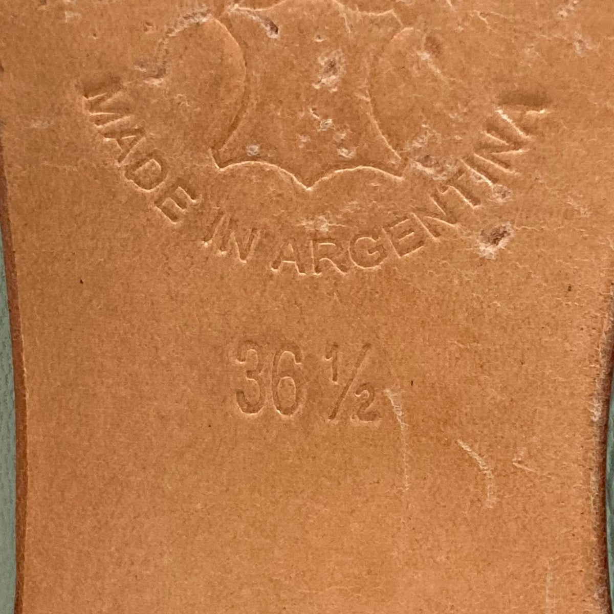 MARTINIANO(マルティニアーノ) GLOVE フラットシューズ グリーン