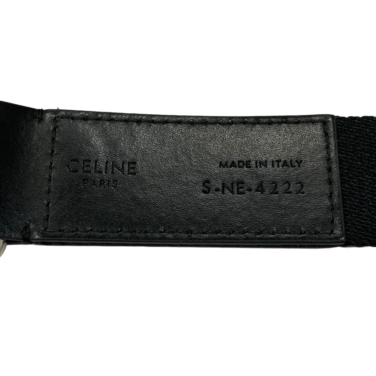 CELINE(セリーヌ) ロゴリングベルト SNE4222 SNE4222 ブラック｜【公式】カインドオルオンライン  ブランド古着・中古通販【kindal】