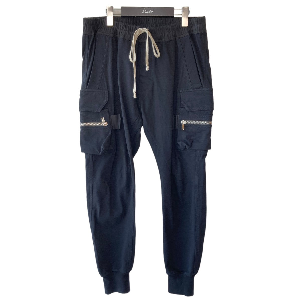 RICK OWENS(リックオウエンス) MASTODON CARGO PANTSカーゴ スウェット パンツRU02A5396-BA RU02A5396-BA  ブラック サイズ 54｜【公式】カインドオルオンライン ブランド古着・中古通販【kindal】