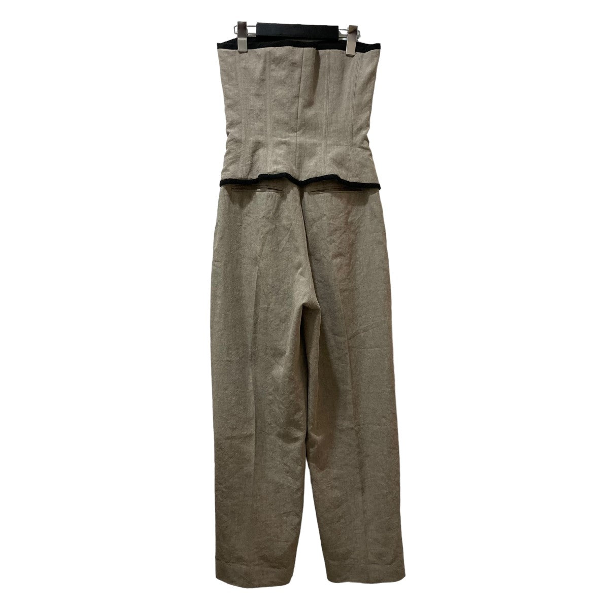 FUMIKA UCHIDA(フミカウチダ) LINEN SUITING JUMPSUIT リネンジャンプスーツ FU-R-JS002  FU-R-JS002 ベージュ サイズ 34｜【公式】カインドオルオンライン ブランド古着・中古通販【kindal】