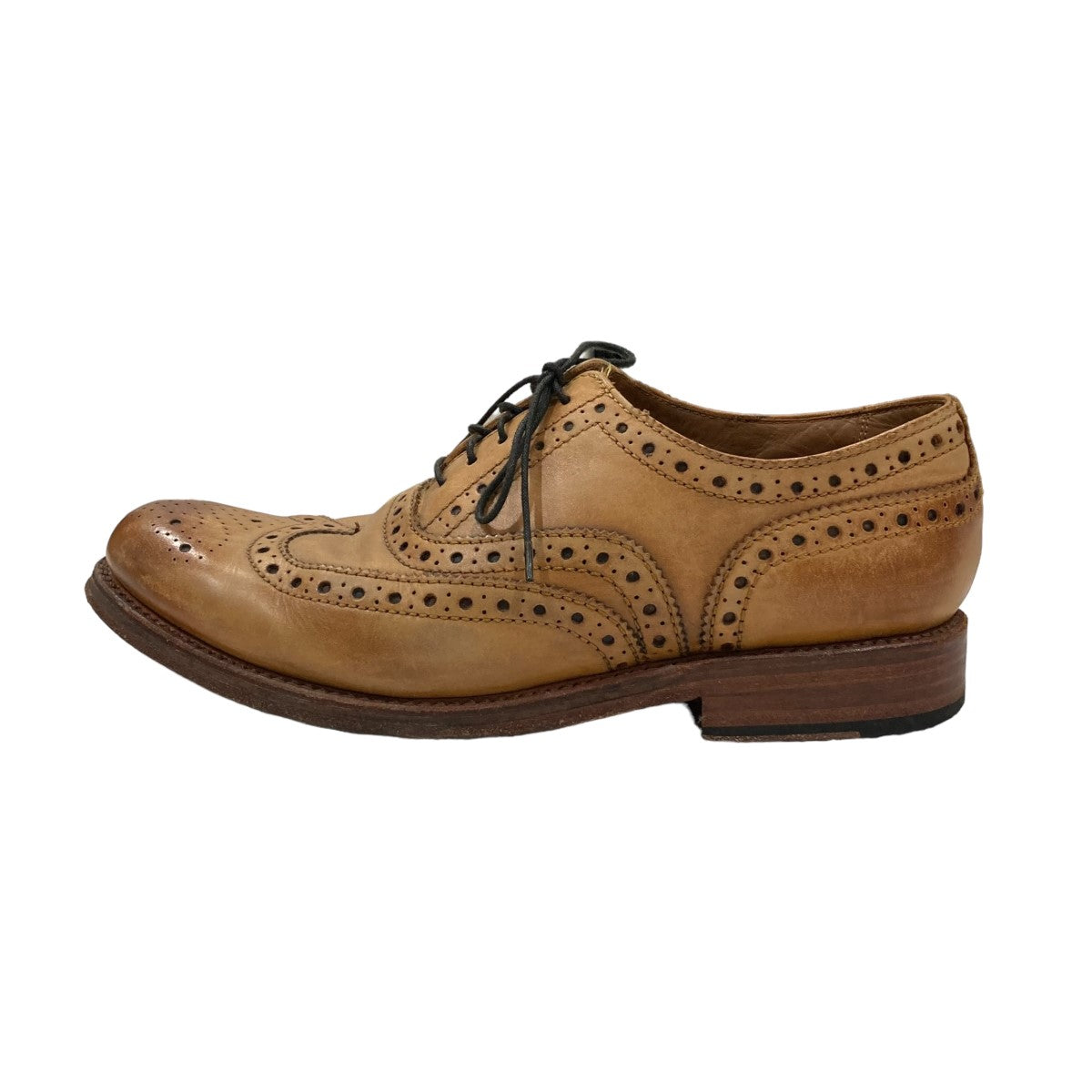 GRENSON(グレンソン) ウイングチップレザーシューズ 5033 5033 ベージュ サイズ 8｜【公式】カインドオルオンライン  ブランド古着・中古通販【kindal】