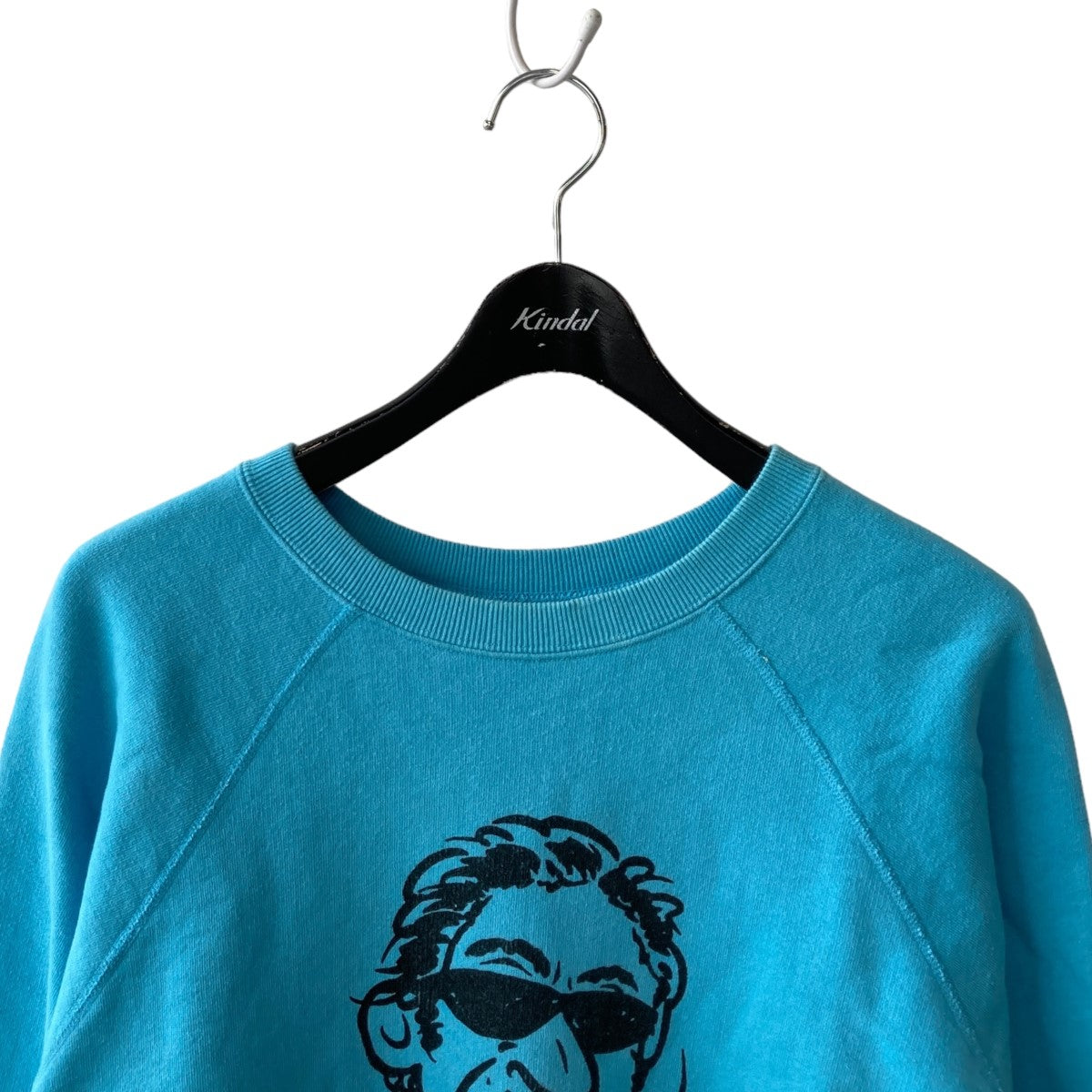 godard haberdashery 4周年記念 ラグラン ショート丈スウェット スカイ  