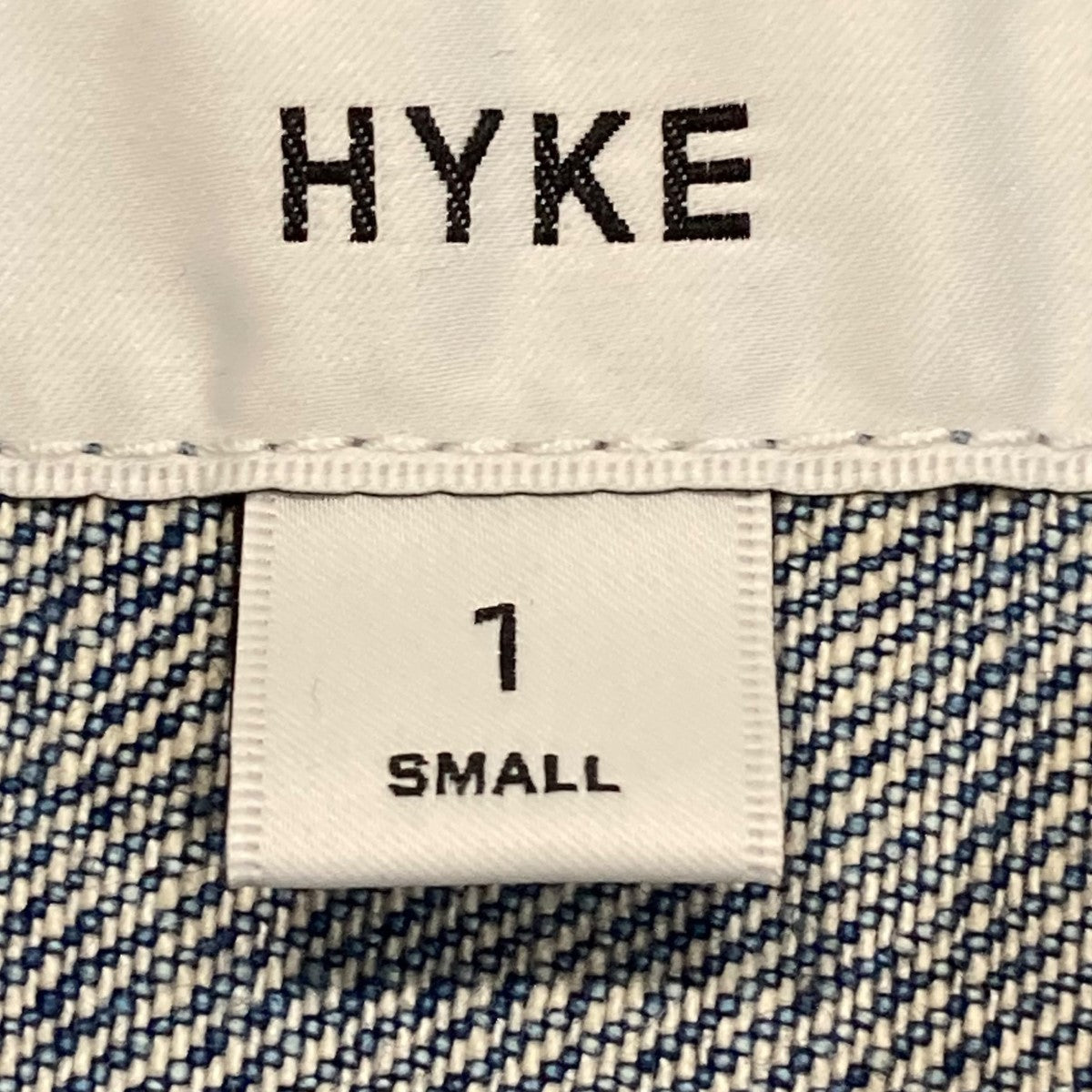 HYKE(ハイク) BALLOON SLEEVE DENIM JACKET バルーンスリーブデニムジャケット インディゴ サイズ 1｜【公式】カインドオルオンライン  ブランド古着・中古通販【kindal】