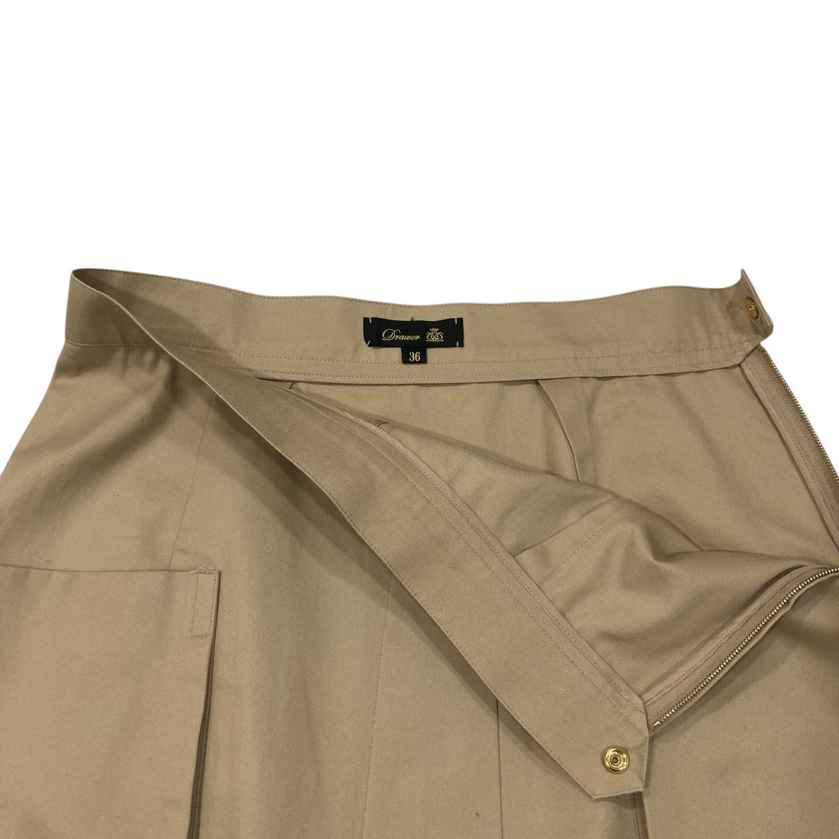 ドゥロワー drawer フロントベントスカート 38 ドゥロワー drawer フロントベントスカート 38