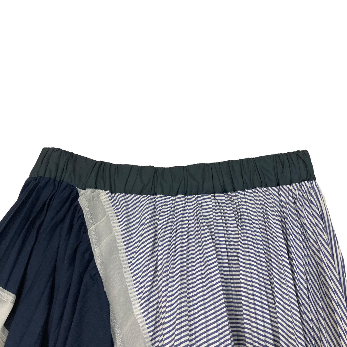 sacai(サカイ) Resort collection Stripe Drape Skirt ストライプドレープスカート 17-02970