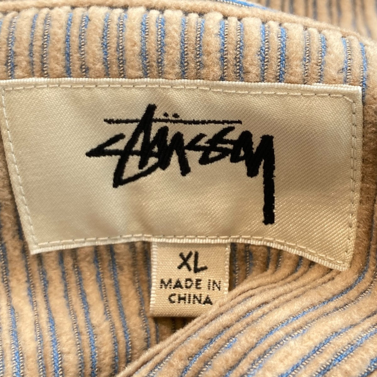 stussy(ステューシー) 24SSMIX WALE CORDUROY DOUBLE-BREASTED BLAZERコーデュロイ ダブルジャケット  ベージュ サイズ XL｜【公式】カインドオルオンライン ブランド古着・中古通販【kindal】