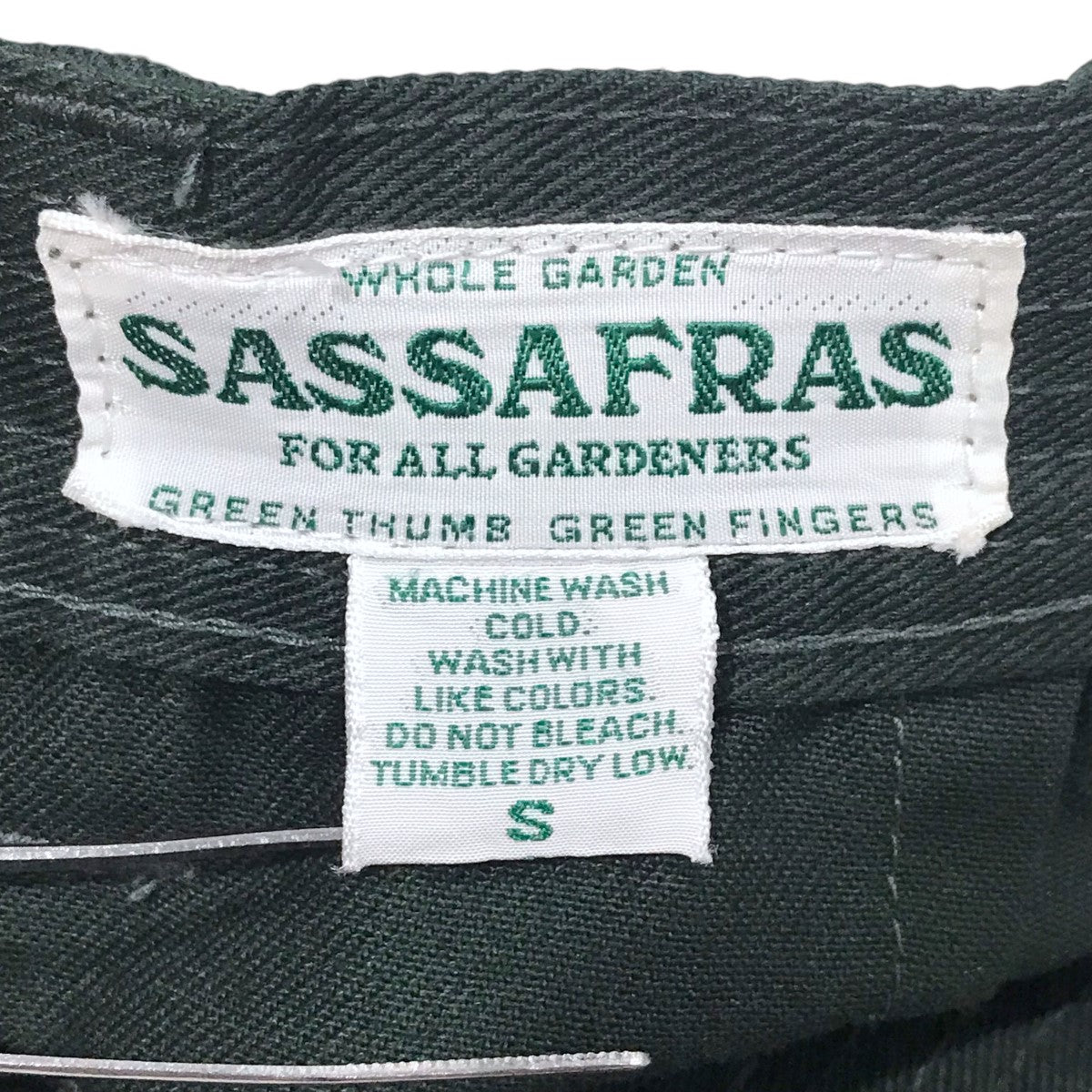 SASSAFRAS(ササフラス) コットンパンツ Transplant Pants トランスプラントパンツ