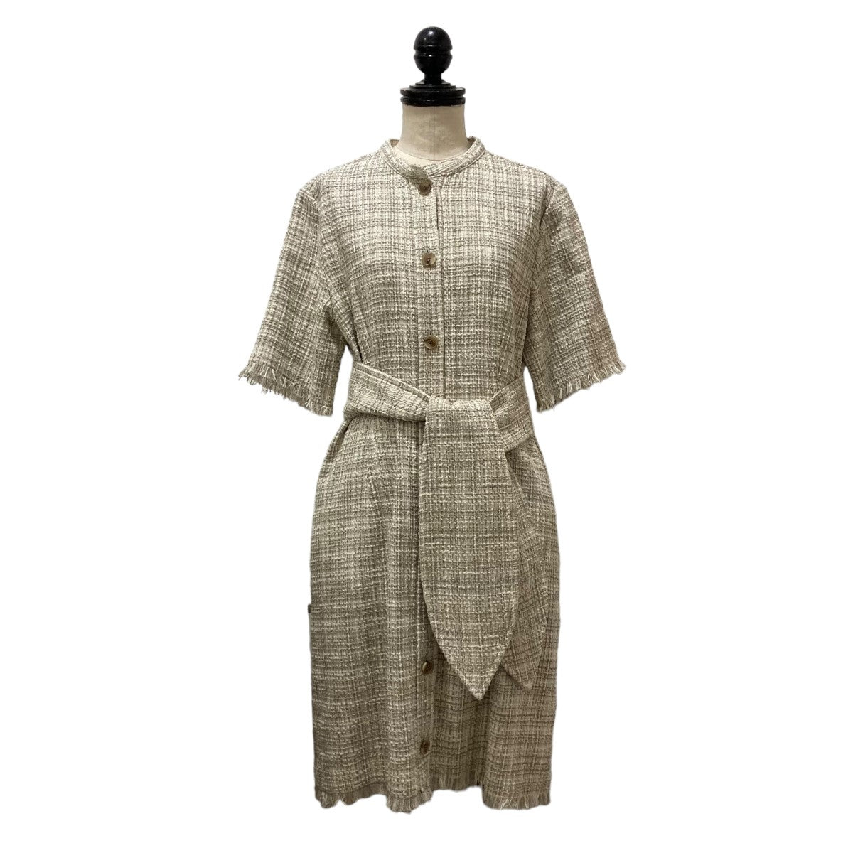 Tweed Mini Shirt Dress ツイードミニシャツワンピース 24S65412