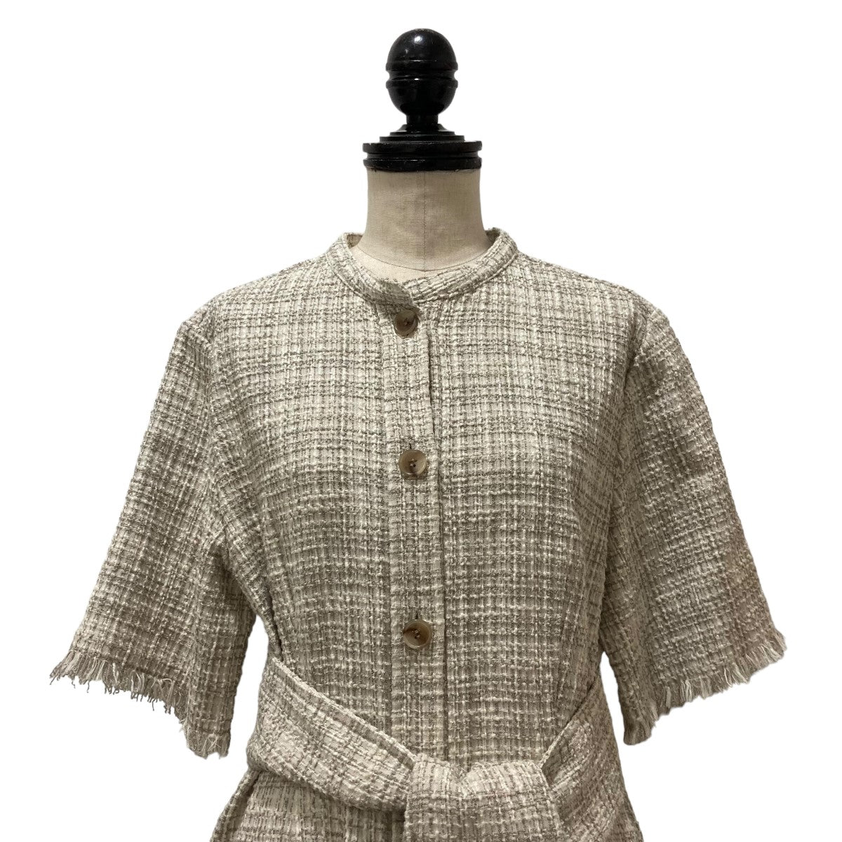 Tweed Mini Shirt Dress ツイードミニシャツワンピース 24S65412