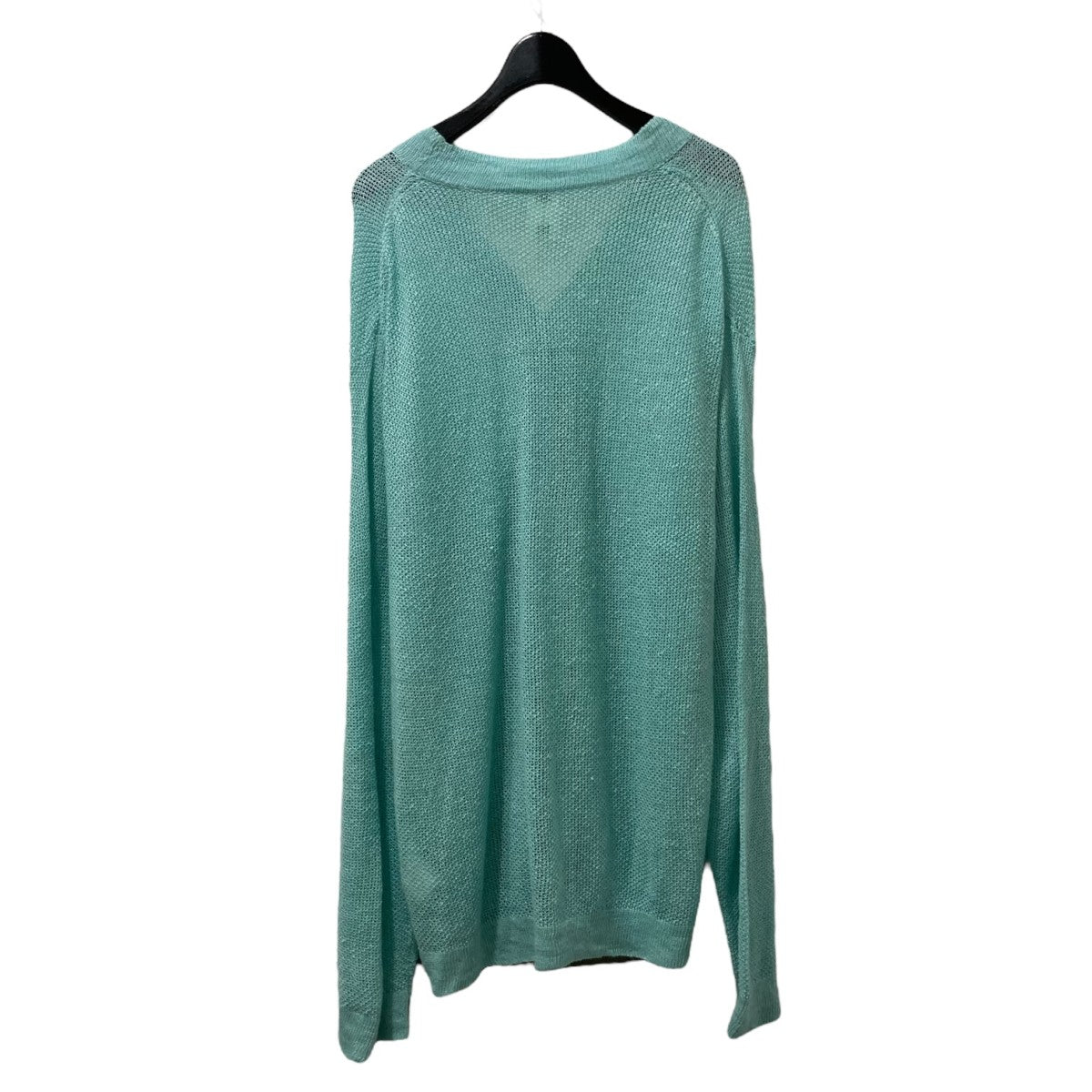 【値下げ】seya． KOMOREBI CARDIGAN メッシュニットカーディガン BLK-13000-A スカイブルー サイズ：1 (堀江店) seya．(セヤ) KOMOREBI CARDIGAN メッシュニットカーディガン