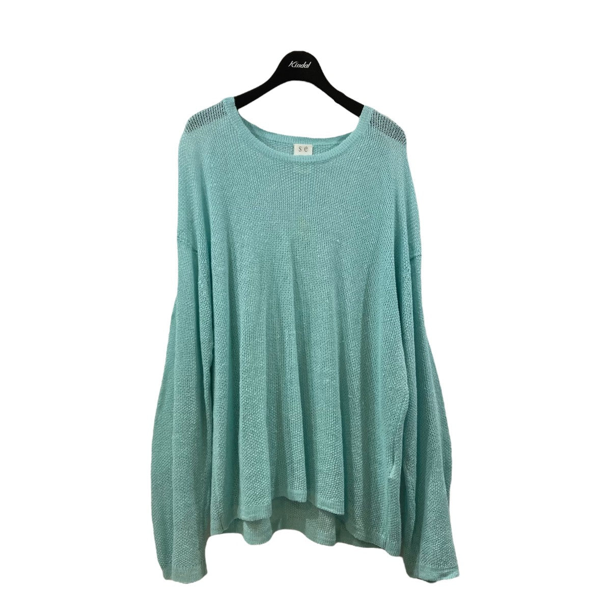 セヤ seya． 23SS komorebi クルーネックニット BLM-13000-A ブルー seya．(セヤ) 23SSkomorebi クルーネックニットBLM-13000-A BLM