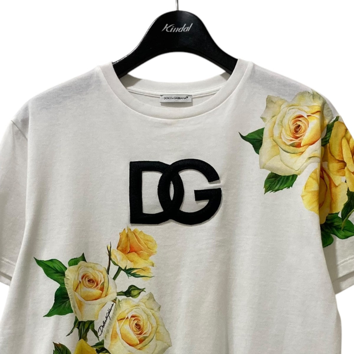 DOLCE & GABBANA 花柄 Tシャツ 44 DOLCE ＆ GABBANA(ドルチェアンドガッバーナ) 花柄 クルーネック
