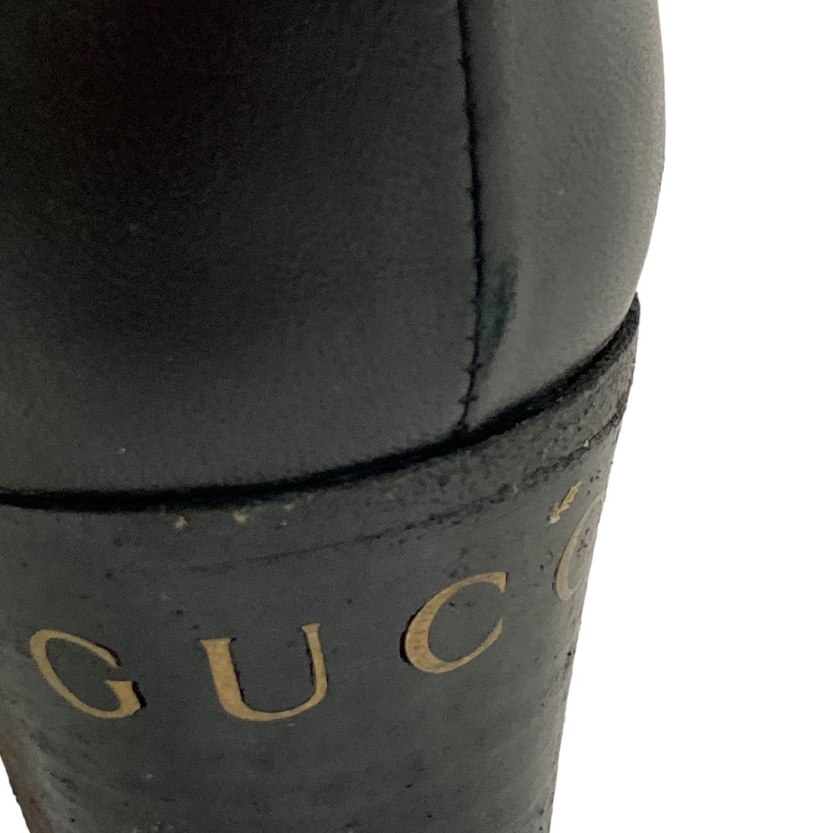 GUCCI(グッチ) ヒールロゴ サイドジップブーティ 659927 659927