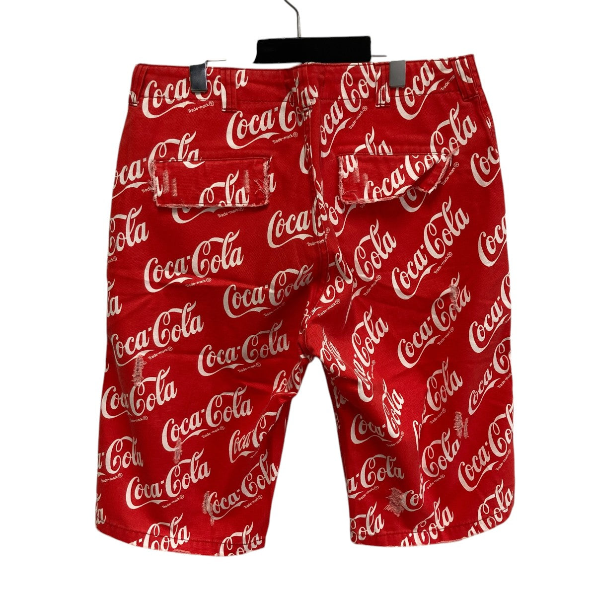ERL UNISEX PRINTED CANVAS SHORTS WOVENハーフパンツERL08P003-1 古着・中古-2枚目のアイテム画像