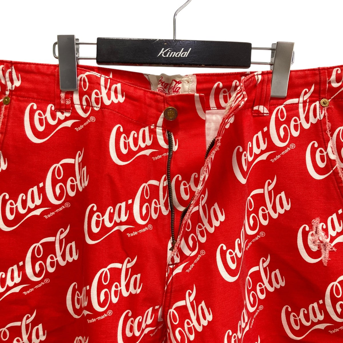 ERL UNISEX PRINTED CANVAS SHORTS WOVENハーフパンツERL08P003-1 古着・中古-3枚目のアイテム画像