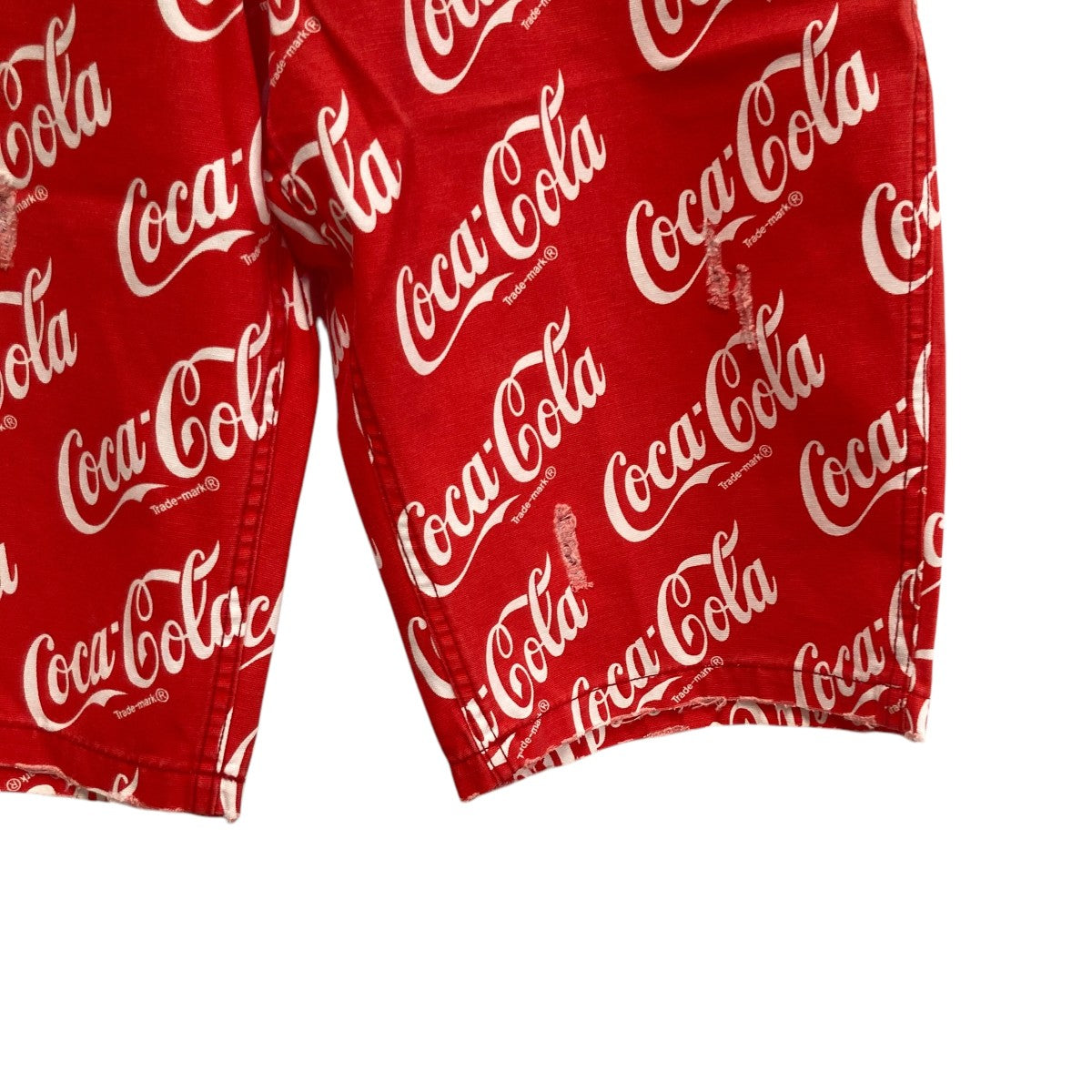 ERL UNISEX PRINTED CANVAS SHORTS WOVENハーフパンツERL08P003-1 古着・中古-4枚目のアイテム画像