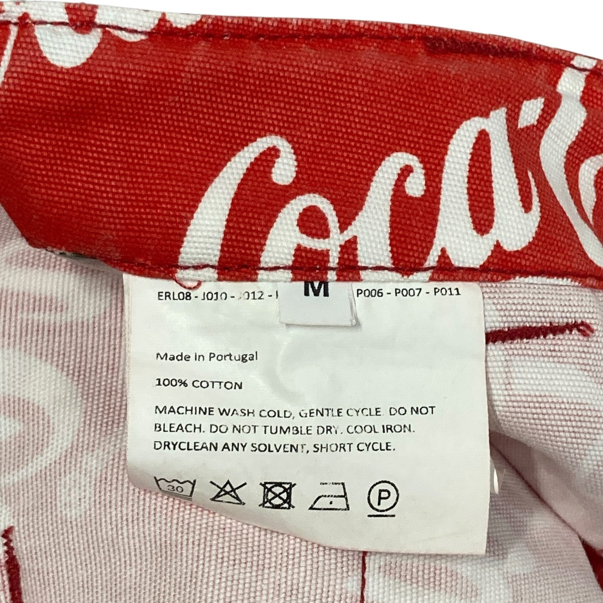 ERL UNISEX PRINTED CANVAS SHORTS WOVENハーフパンツERL08P003-1 古着・中古-5枚目のアイテム画像