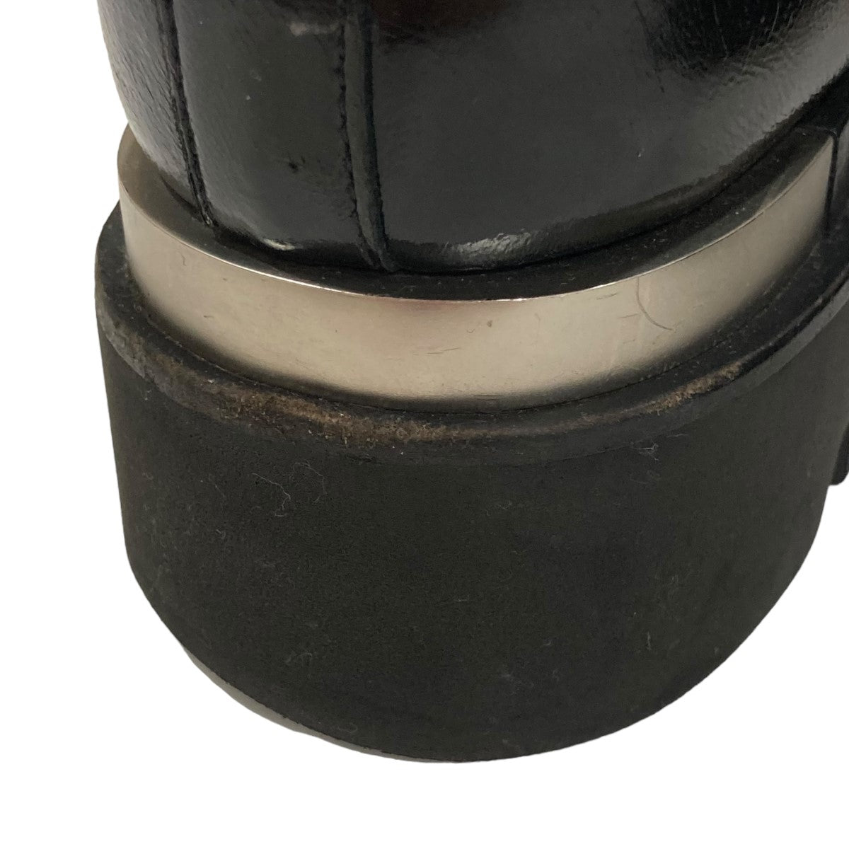 エナメル加工コンバットブーツ
