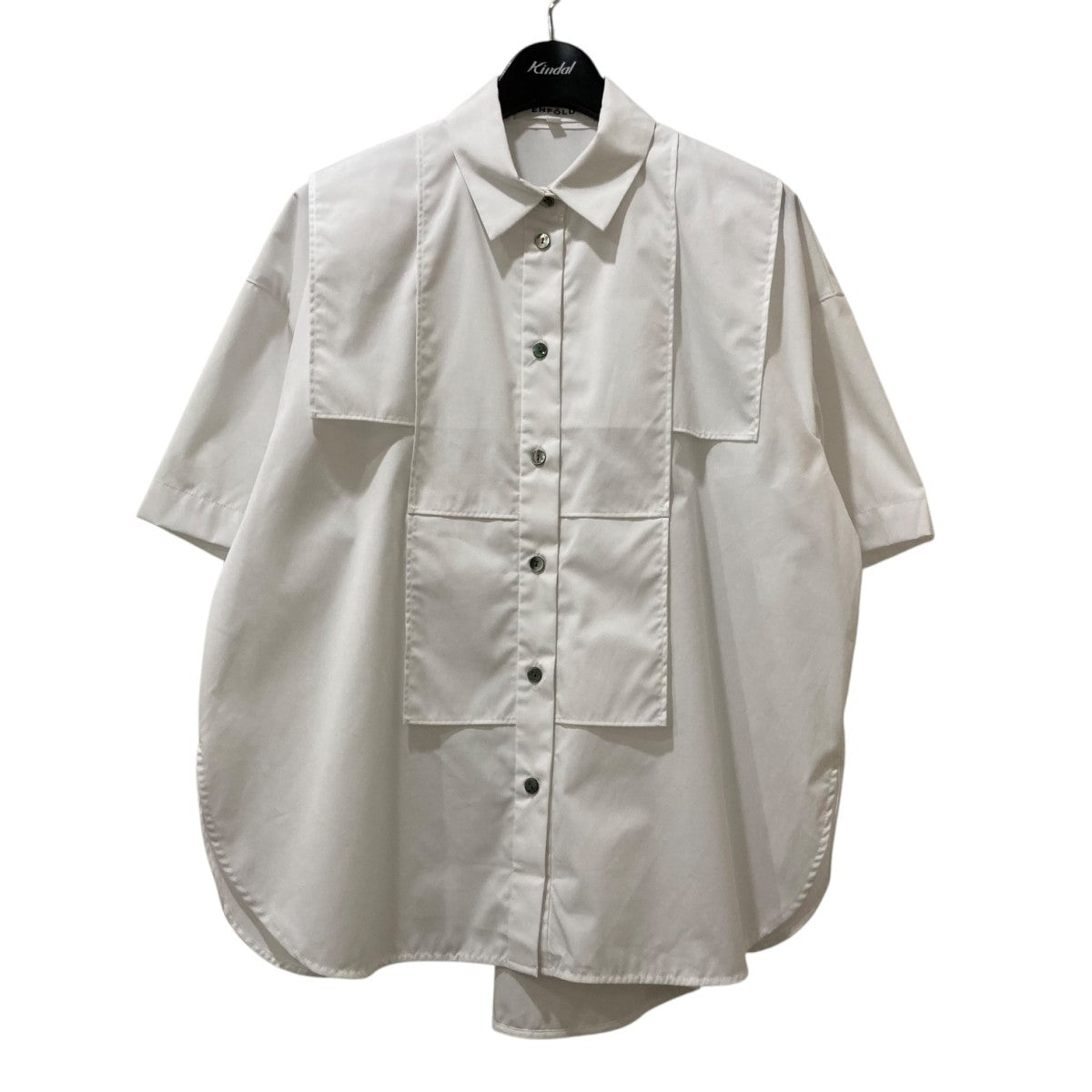 ENFOLD(エンフォルド) SQUARE SHIRTスクエアシャツ300HA530-0520 ENFOLD(エンフォルド) SQUARE SHIRTスクエアシャツ300HA530-0520