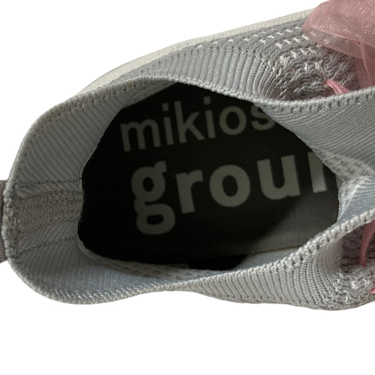 MIKIO SAKABE GROUNDS(ミキオサカベ グラウンズ) Jewelry High Shoesハイカットスニーカー グレー サイズ:22cm レディース シューズ 中古・古着