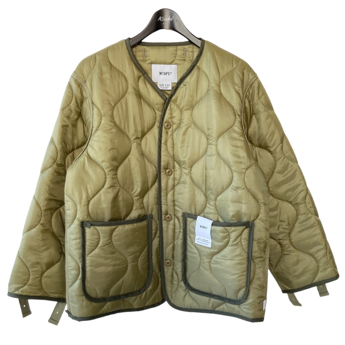 WTAPS(ダブルタップス) 24SSWLJ JACKET NYLON RIPSTOP VVライナー キルティングジャケット241CWDT-JKM02  241CWDT-JKM02 カーキ サイズ 01｜【公式】カインドオルオンライン ブランド古着・中古通販【kindal】