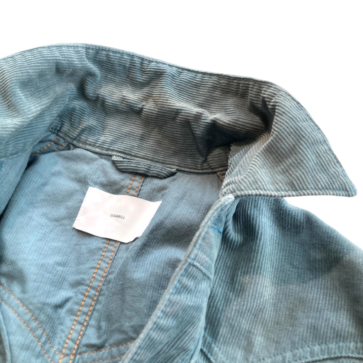 SUGARHILL(シュガーヒル) 21AWCORDUROY DENIM JACKETコーデュロイジャケット21AWJK05 21AWJK05 ブルー  サイズ 2｜【公式】カインドオルオンライン ブランド古着・中古通販【kindal】