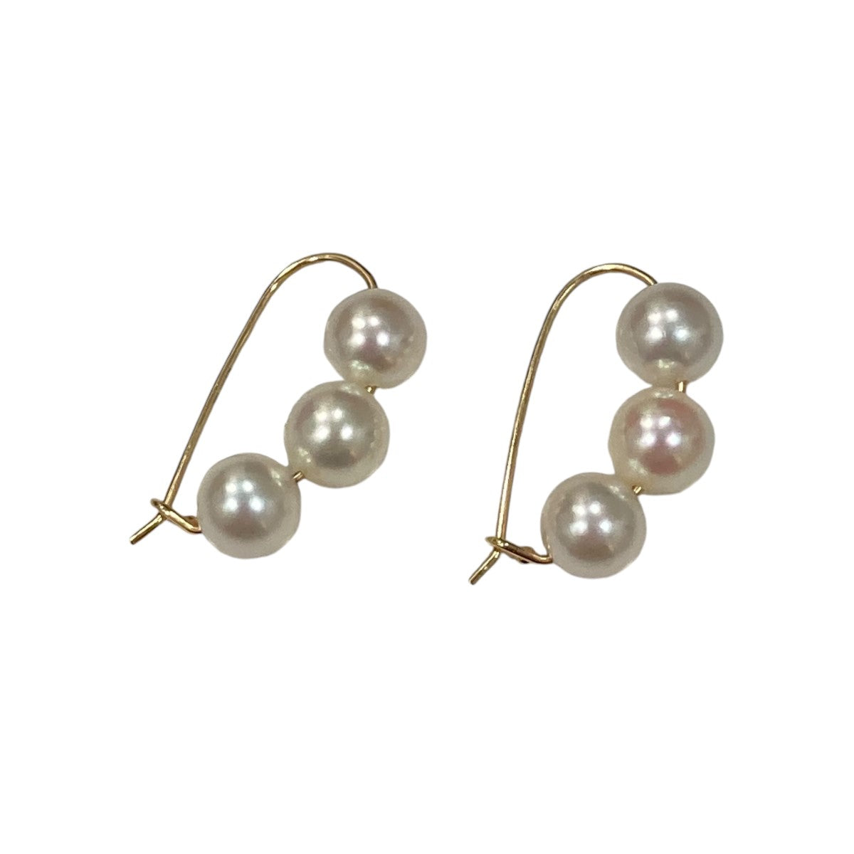 MIZUKI(ミズキ) 4kt 6mm Akoya Pearl Pierced EarringsパールピアスSBE203 SBE203  ホワイト×ゴールド｜【公式】カインドオルオンライン ブランド古着・中古通販【kindal】