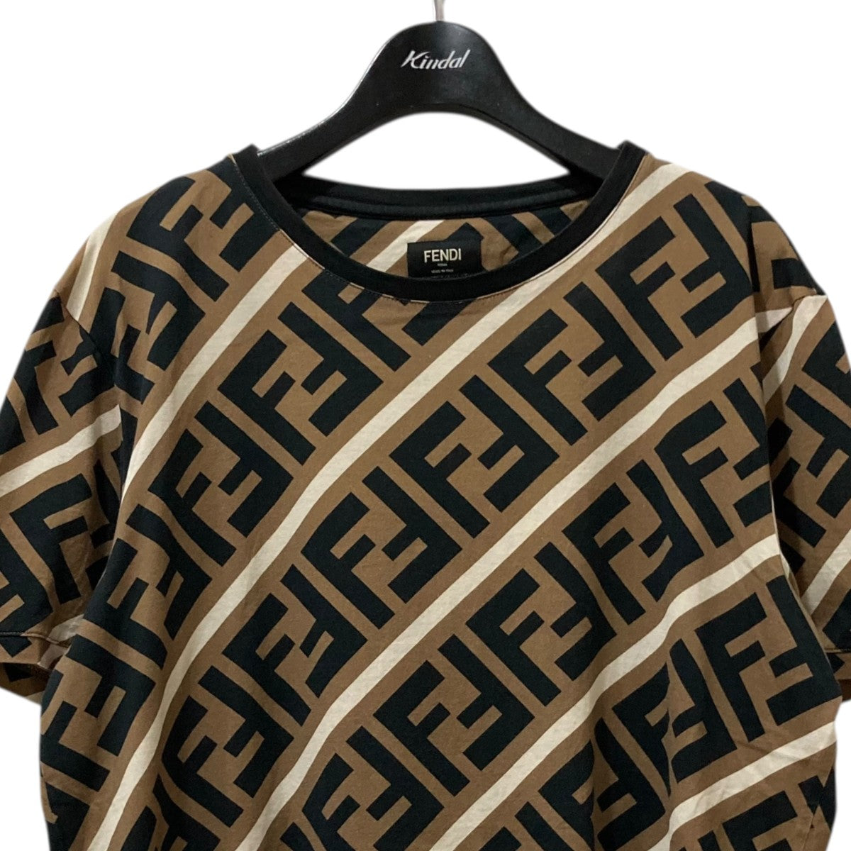 FENDI(フェンディ) FENDI ZUCCA DIAGONALズッカ柄クルーネックT