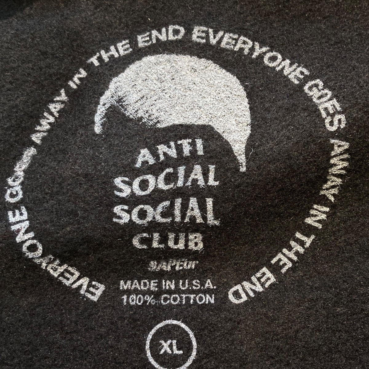 SAPEur×ANTI SOCIAL SOCIAL CLUB プルオーバーパーカーA0022-280 A0022-280 ブラック、オレンジ サイズ  XL｜【公式】カインドオルオンライン ブランド古着・中古通販【kindal】