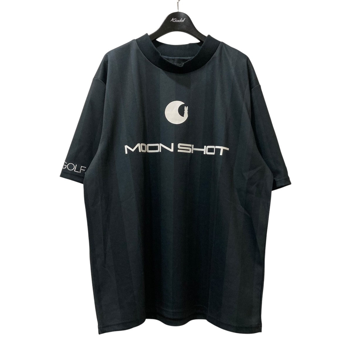 FR2 GOLF MOONSHOT ストライプモックネックTシャツ 黒 L｜Yahoo
