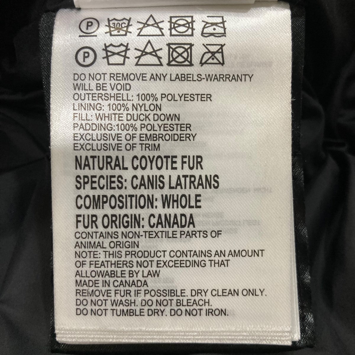 CANADA GOOSE(カナダグース) EDIFICE 別注 CRESTON ブラック