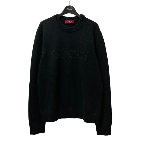 GUCCI(グッチ) 2024AW インターシャウールカシミヤセーター 803964