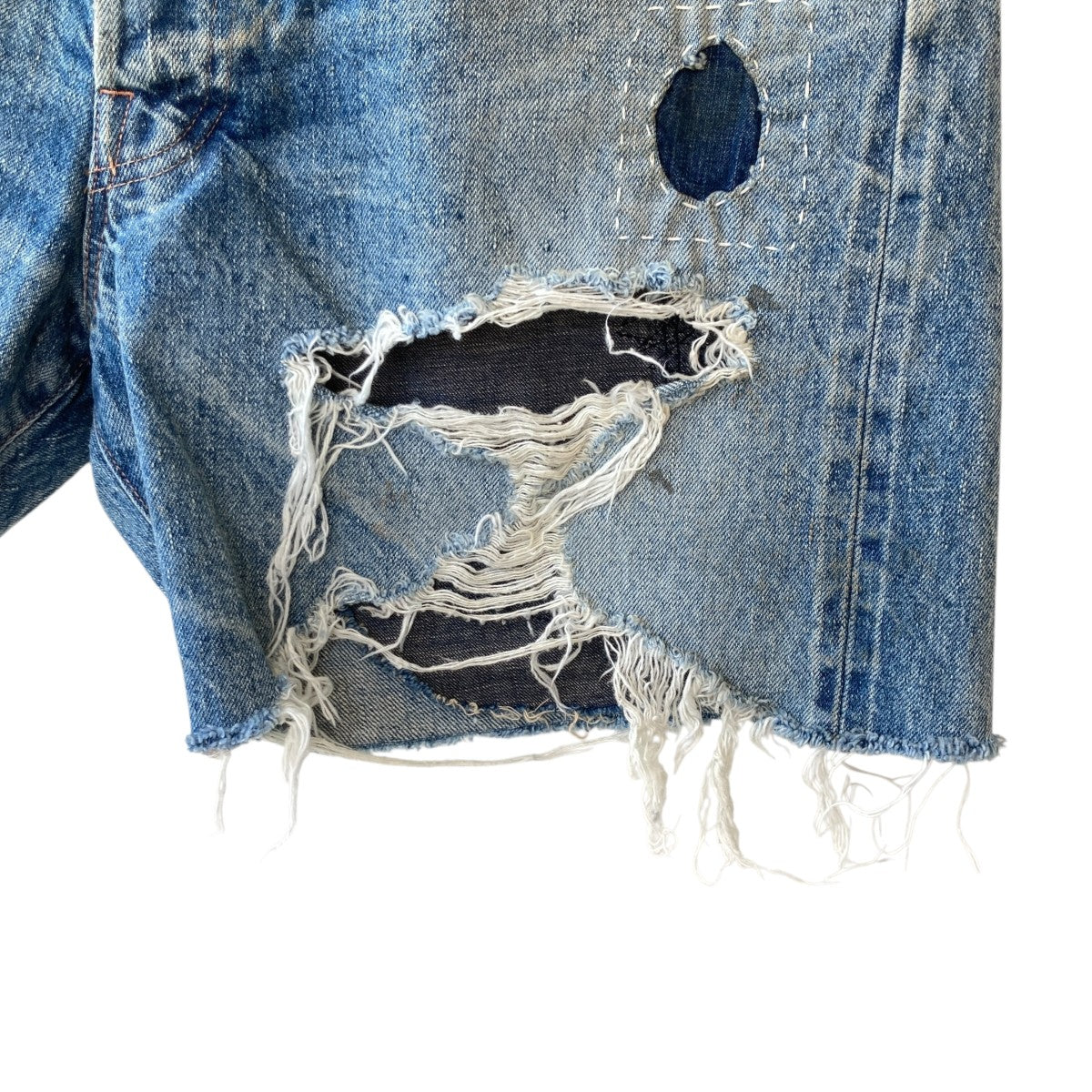 SAINT MICHAEL(セントマイケル) DENIMSHORTSデニムハーフパンツ