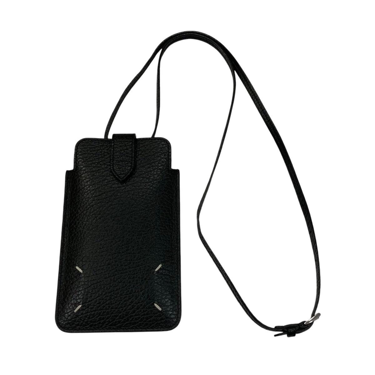 Maison Margiela(メゾンマルジェラ) LEATHER PHONE NECK POUCHショルダーフォンポーチS56UI0211  S56UI0211 ブラック｜【公式】カインドオルオンライン ブランド古着・中古通販【kindal】