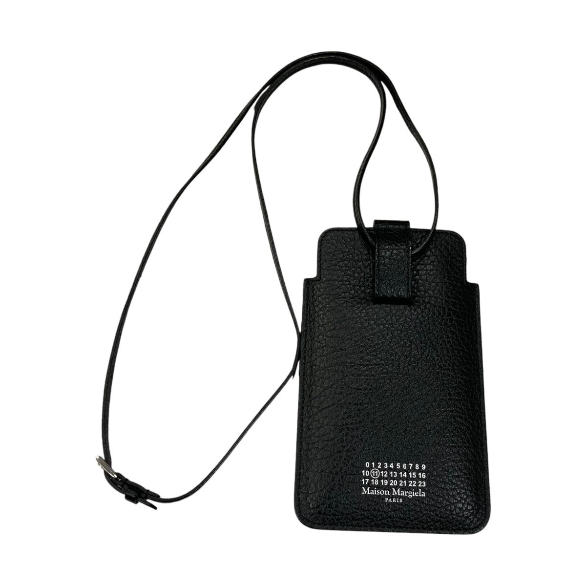 Maison Margiela(メゾンマルジェラ) LEATHER PHONE NECK POUCHショルダーフォンポーチS56UI0211  S56UI0211 ブラック｜【公式】カインドオルオンライン ブランド古着・中古通販【kindal】