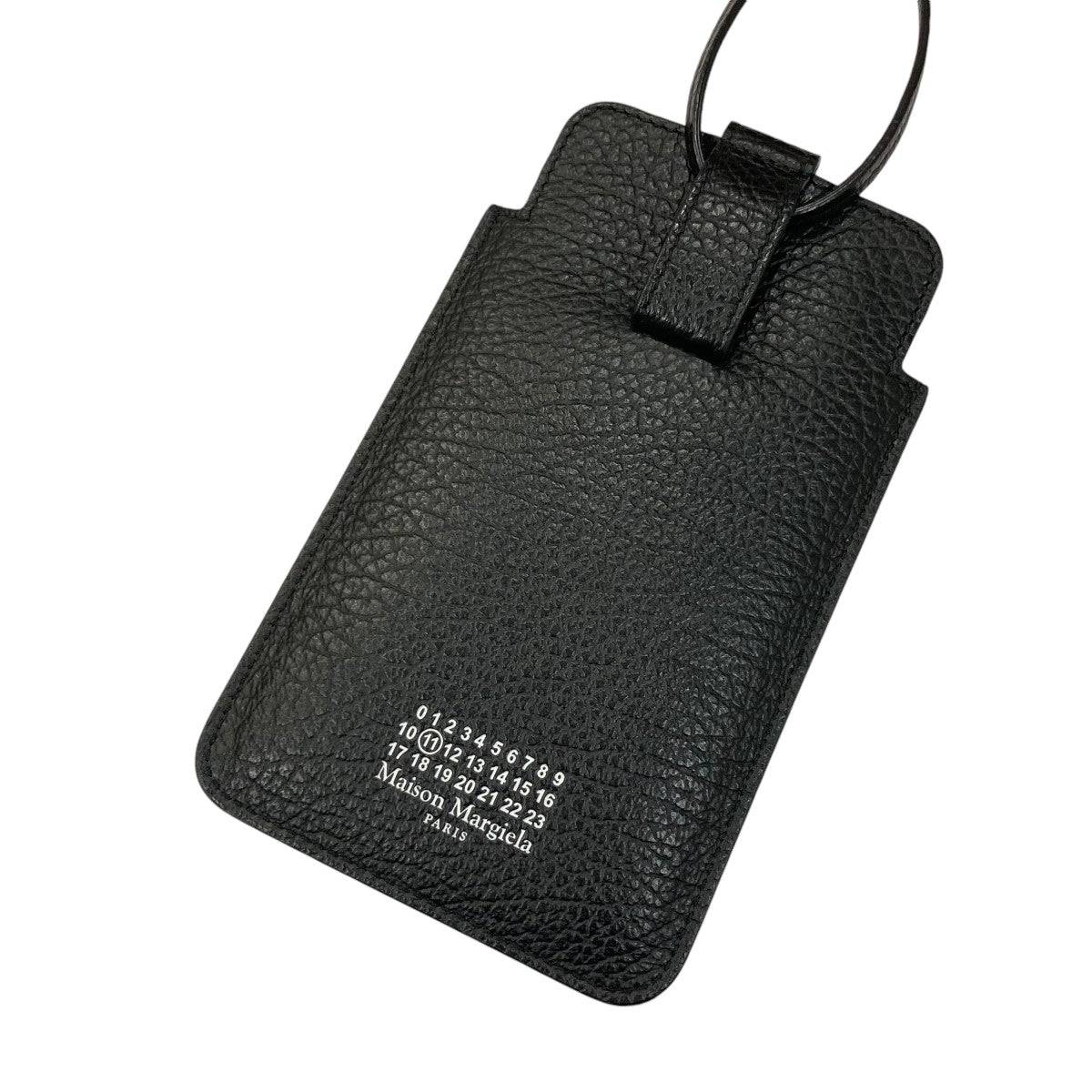 Maison Margiela(メゾンマルジェラ) LEATHER PHONE NECK POUCHショルダーフォンポーチS56UI0211  S56UI0211 ブラック｜【公式】カインドオルオンライン ブランド古着・中古通販【kindal】