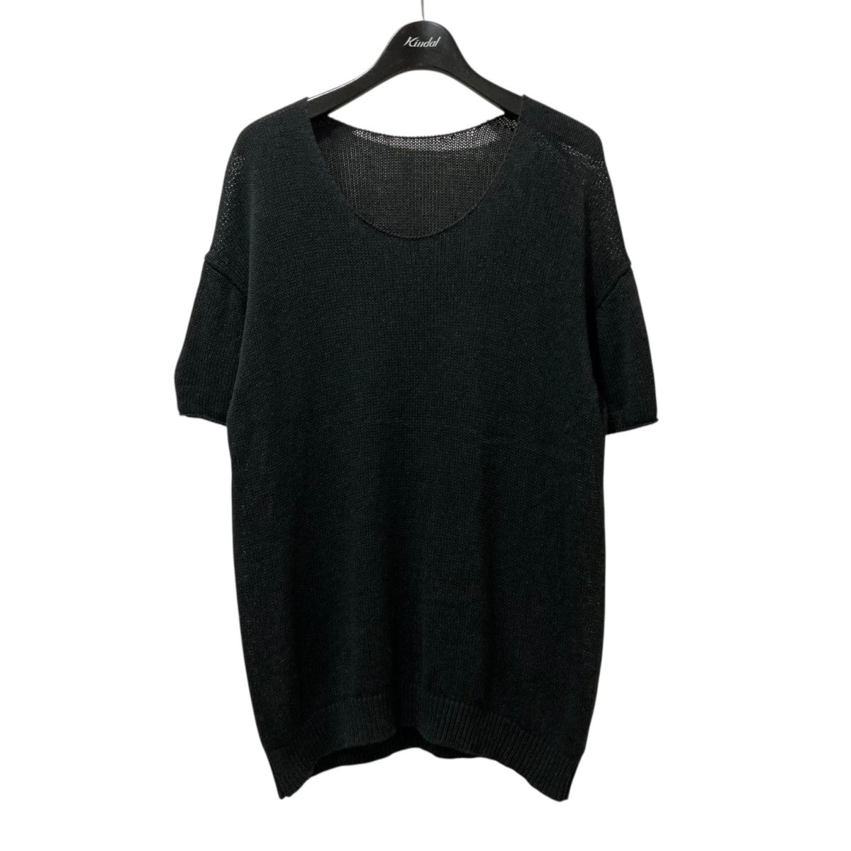プラージュ Plage HALF SLEEVE LOOSE 半袖ニット 24080922817020 グレー サイズ：F Plage(プラージュ) HALF SLEEVE LOOSE 半袖ニット