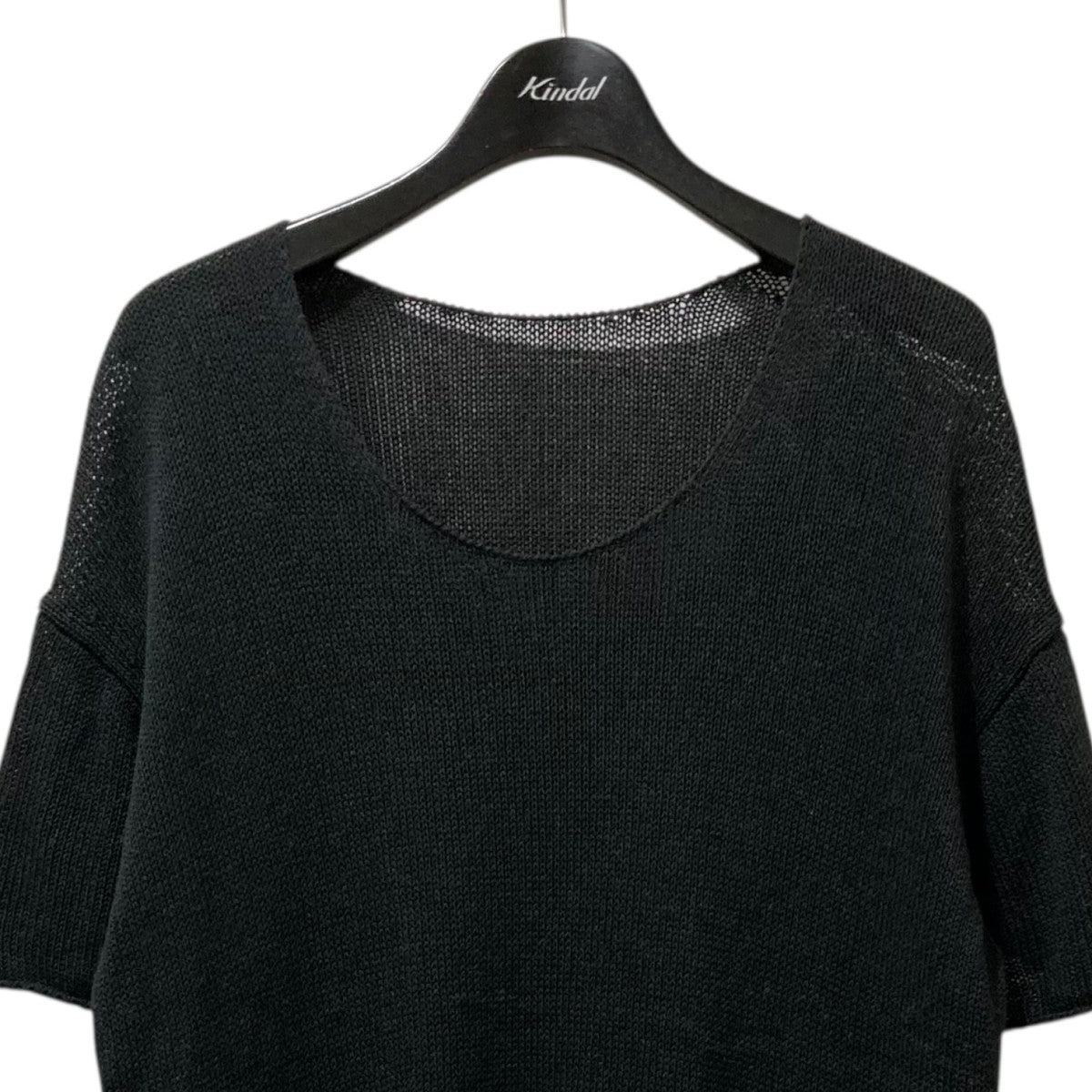プラージュ Plage HALF SLEEVE LOOSE 半袖ニット 24080922817020 グレー サイズ：F Plage(プラージュ) HALF SLEEVE LOOSE 半袖ニット
