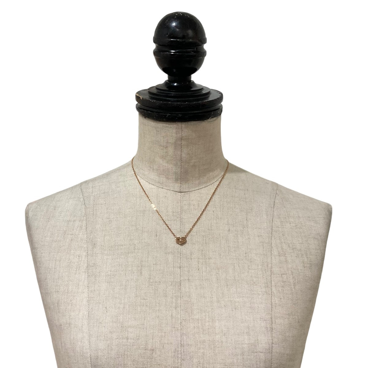 ダイヤモンド Cハートネックレス