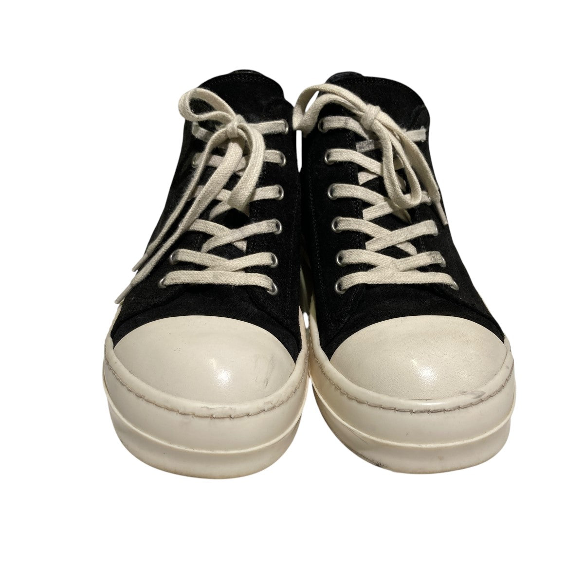 RICK OWENS(リックオウエンス) LOW SNEAKS LCC ラモーンズ スウェードレザースニーカーRU02B2891