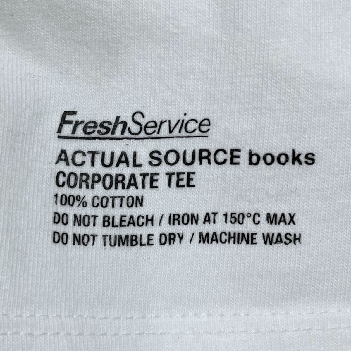 FreshService×AS(ACTUAL SOURCE) 24SS プリントTシャツ