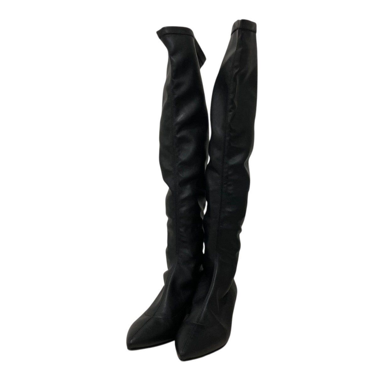 FABIO RUSCONI ポインテッドトゥ ロングブーツ 古着・中古-1枚目のアイテム画像